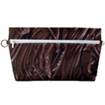 Chocolate Texture, Dark Chocolate Background Handbag Organizer