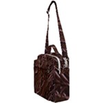 Chocolate Texture, Dark Chocolate Background Crossbody Day Bag