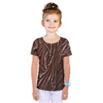 Chocolate Texture, Dark Chocolate Background Kids  One Piece T-Shirt