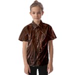 Chocolate Texture, Dark Chocolate Background Kids  Short Sleeve Shirt