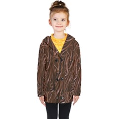 Kids  Double Breasted Button Coat 