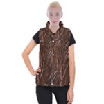 Chocolate Texture, Dark Chocolate Background Women s Button Up Vest