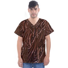 Men s V-Neck Scrub Top 