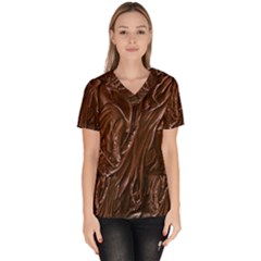 Women s V-Neck Scrub Top 