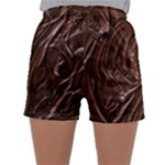 Chocolate Texture, Dark Chocolate Background Sleepwear Shorts