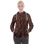 Chocolate Texture, Dark Chocolate Background Women s Hooded Pullover