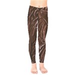 Chocolate Texture, Dark Chocolate Background Kids  Leggings