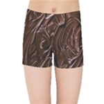 Chocolate Texture, Dark Chocolate Background Kids  Sports Shorts