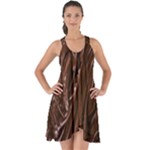 Chocolate Texture, Dark Chocolate Background Show Some Back Chiffon Dress