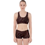 Chocolate Texture, Dark Chocolate Background Work It Out Gym Set