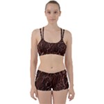 Chocolate Texture, Dark Chocolate Background Perfect Fit Gym Set