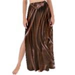 Chocolate Texture, Dark Chocolate Background Maxi Chiffon Tie-Up Sarong