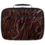 Chocolate Texture, Dark Chocolate Background Full Print Lunch Bag