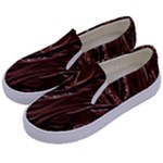 Chocolate Texture, Dark Chocolate Background Kids  Canvas Slip Ons