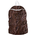 Chocolate Texture, Dark Chocolate Background Foldable Lightweight Backpack