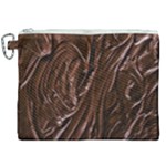 Chocolate Texture, Dark Chocolate Background Canvas Cosmetic Bag (XXL)