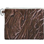 Chocolate Texture, Dark Chocolate Background Canvas Cosmetic Bag (XXXL)