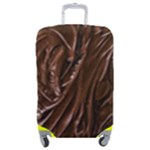 Chocolate Texture, Dark Chocolate Background Luggage Cover (Medium)