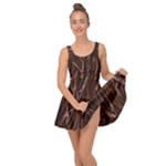 Chocolate Texture, Dark Chocolate Background Inside Out Casual Dress