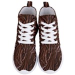 Chocolate Texture, Dark Chocolate Background Women s Lightweight High Top Sneakers