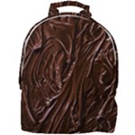 Chocolate Texture, Dark Chocolate Background Mini Full Print Backpack