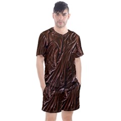 Men s Mesh T-Shirt and Shorts Set 