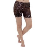 Chocolate Texture, Dark Chocolate Background Lightweight Velour Yoga Shorts