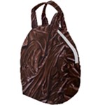 Chocolate Texture, Dark Chocolate Background Travel Backpack