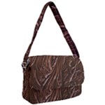 Chocolate Texture, Dark Chocolate Background Courier Bag