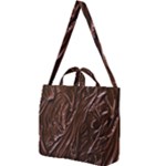 Chocolate Texture, Dark Chocolate Background Square Shoulder Tote Bag