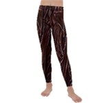 Chocolate Texture, Dark Chocolate Background Kids  Lightweight Velour Leggings