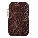 Chocolate Texture, Dark Chocolate Background Waist Pouch (Small)