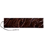 Chocolate Texture, Dark Chocolate Background Roll Up Canvas Pencil Holder (L)