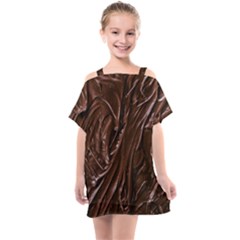 Kids  One Piece Chiffon Dress 