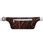 Chocolate Texture, Dark Chocolate Background Active Waist Bag