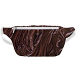 Chocolate Texture, Dark Chocolate Background Waist Bag 