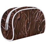 Chocolate Texture, Dark Chocolate Background Make Up Case (Large)