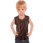 Chocolate Texture, Dark Chocolate Background Kids  Sport Tank Top