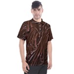 Chocolate Texture, Dark Chocolate Background Men s Polo T-Shirt