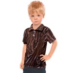 Chocolate Texture, Dark Chocolate Background Kids  Polo T-Shirt