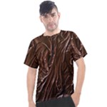 Chocolate Texture, Dark Chocolate Background Men s Sport Top