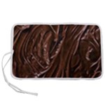 Chocolate Texture, Dark Chocolate Background Pen Storage Case (M)