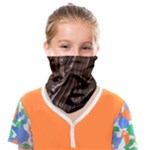 Chocolate Texture, Dark Chocolate Background Face Covering Bandana (Kids)