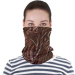 Chocolate Texture, Dark Chocolate Background Face Seamless Bandana (Adult)