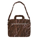 Chocolate Texture, Dark Chocolate Background MacBook Pro 13  Shoulder Laptop Bag 