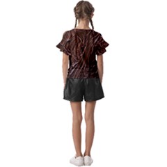 Kids  Cut Out Flutter Sleeves 