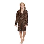 Chocolate Texture, Dark Chocolate Background Kids  Long Sleeve Velvet Lounge Robe