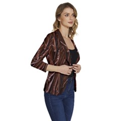 Women s One-Button 3/4 Sleeve Short Jacket 