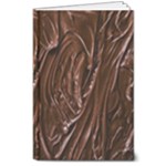 Chocolate Texture, Dark Chocolate Background 8  x 10  Hardcover Notebook