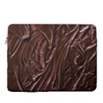 Chocolate Texture, Dark Chocolate Background 15  Vertical Laptop Sleeve Case With Pocket